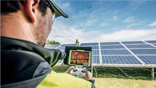 Drone solar panel Inspection