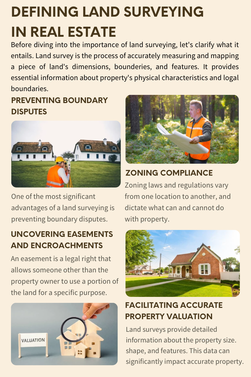 Land surveying in real estate